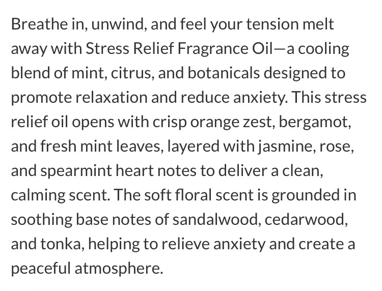 Aroma therapy